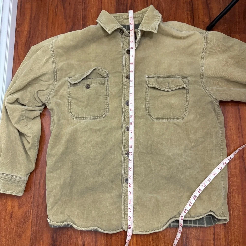 Levis Fleece Lined Buttom Up Shirt Jacket Size Large